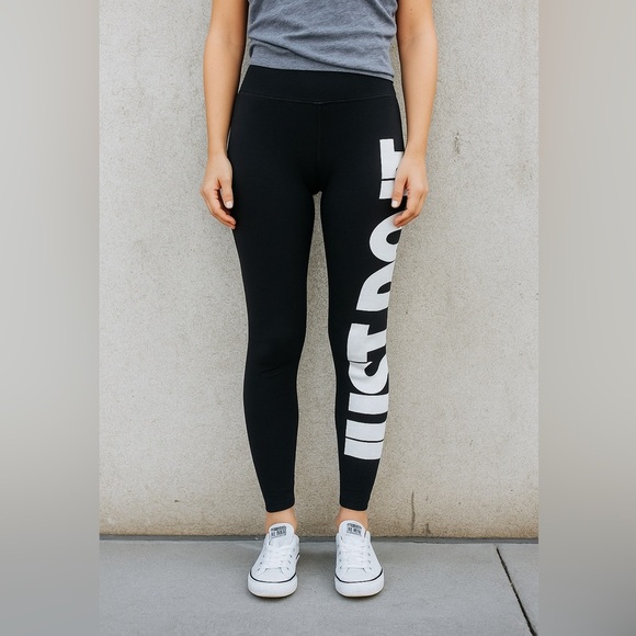 🩵2FOR$20 Nike “JUST DO IT” Leggings - Picture 1 of 11